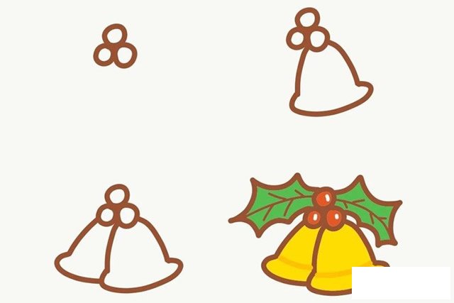 圣诞节简笔画步骤图