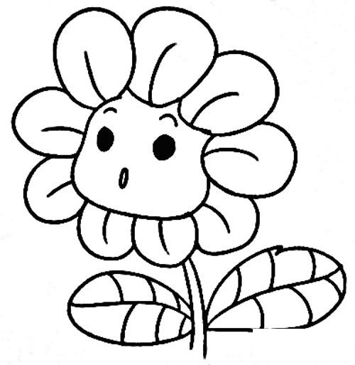 最新向日葵简笔画