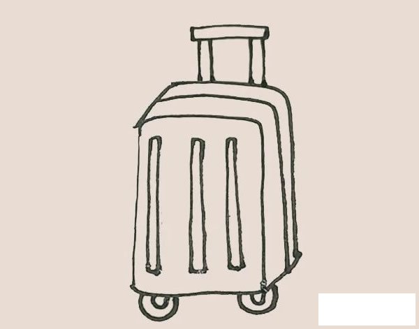 行李箱简笔画图片