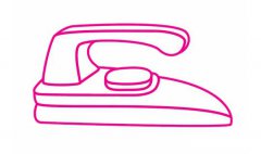 熨斗简笔画的画法及图片大全