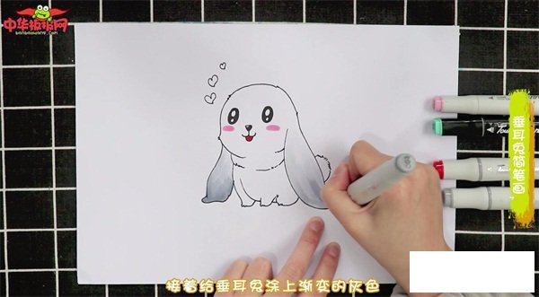 垂耳兔简笔画