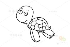 乌龟怎么画简单好看