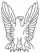 老鹰标志简笔画图片大全