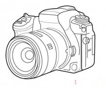 如何画单反相机的画法详细步骤简单好看