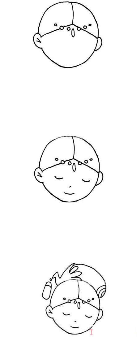 漂亮小公主怎么画好看_带步骤图小公主简笔画图片