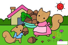 20组动物情景简笔画 快收藏起来备用吧