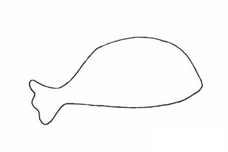 斑马鱼简笔画图片