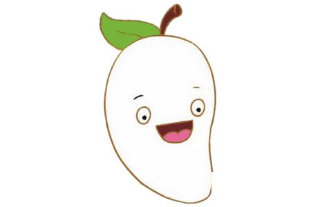 芒果简笔画图片