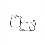 简单的趴着的骆驼画法