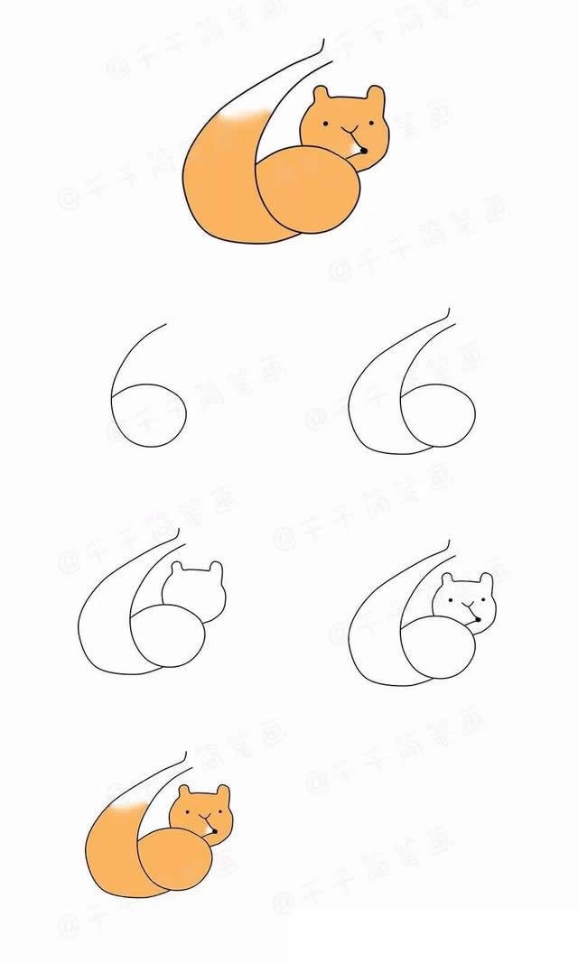 小狐狸简笔画