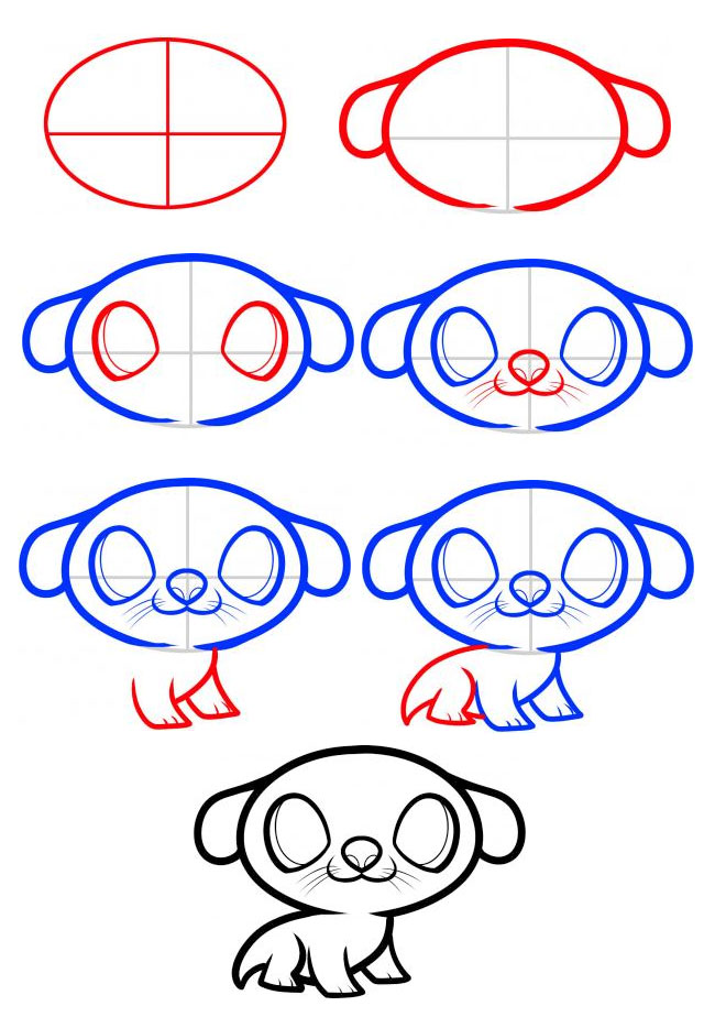 水獭简笔画图片大全