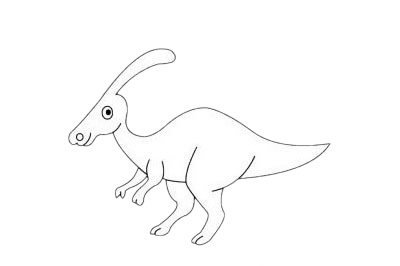 副栉龙简笔画图片大全作品四