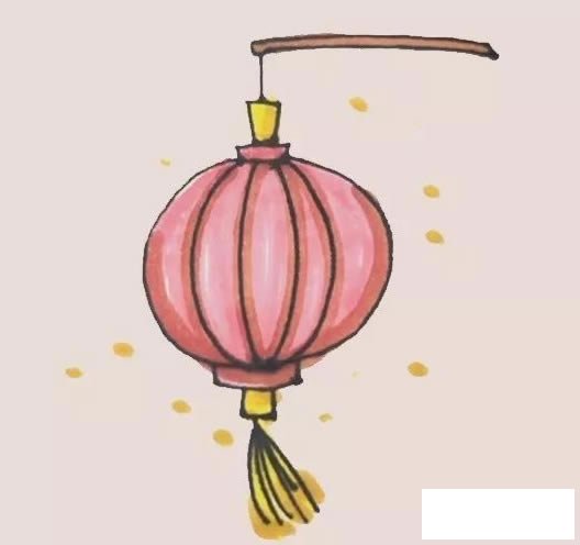 灯笼简笔画