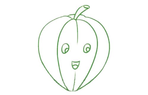 卡通杨桃简笔画图片