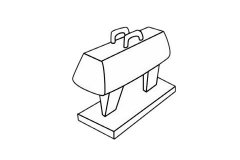 鞍马简笔画简单画法及图片大全