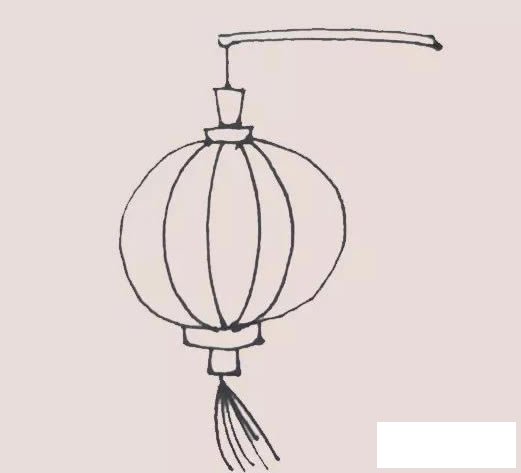 灯笼简笔画