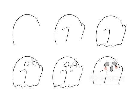 万圣节魔鬼简笔画