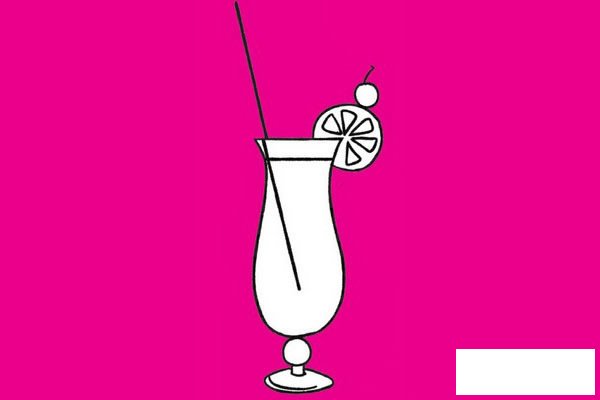 果汁简笔画图片