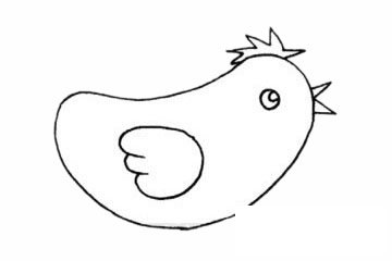 公鸡简笔画图片