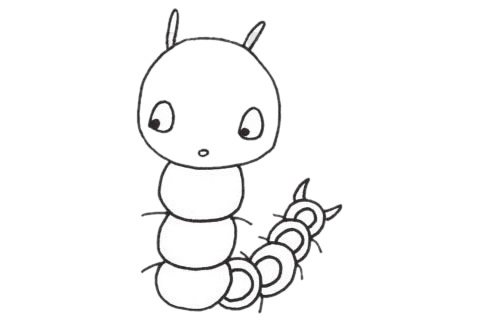 蜈蚣简笔画图片