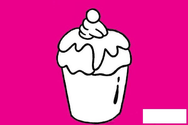 冰激凌简笔画图片