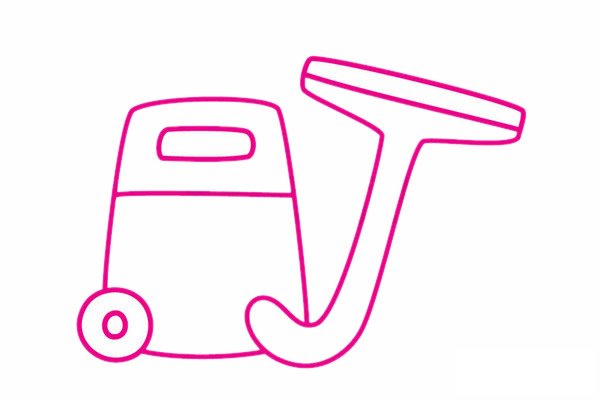 吸尘器简笔画图片