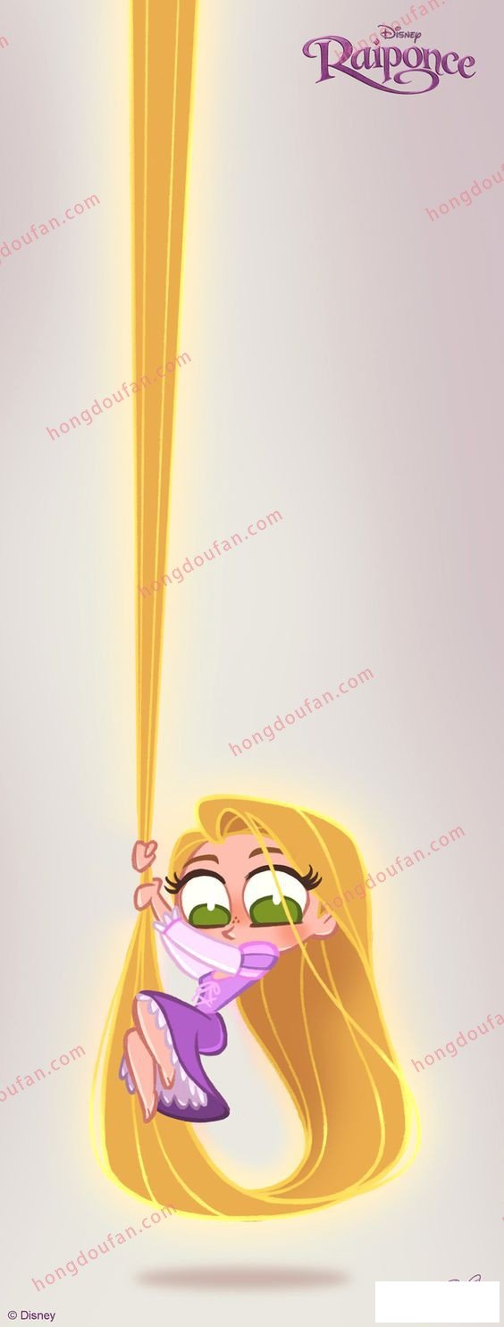 长发公主 迪士尼公主简笔画大全 简笔画 第7张-红豆饭小学生简笔画大全 长发公主 迪士尼公主简笔画大全 简笔画 第7张