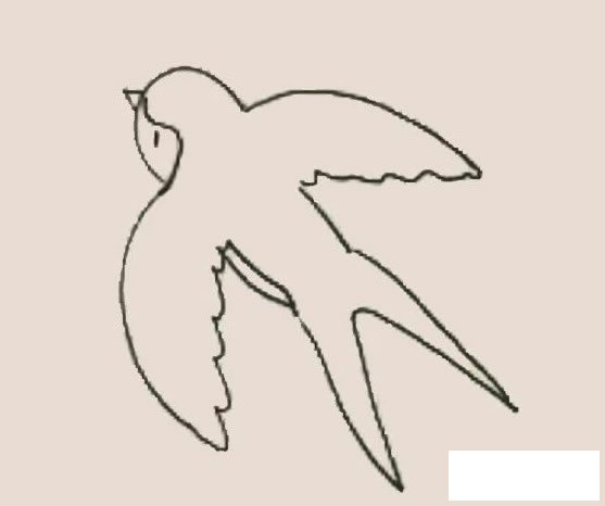 燕子简笔画