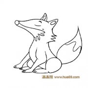 思考的小狐狸│动物简笔画