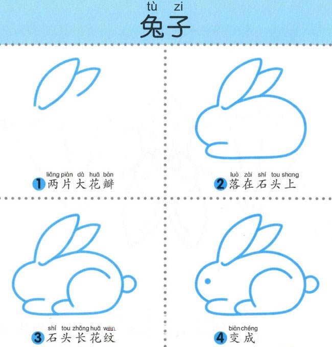 兔子简笔画