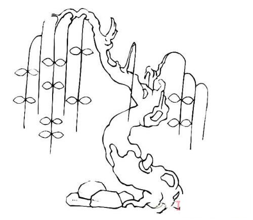 幼儿园简单柳树简笔画怎么画好看