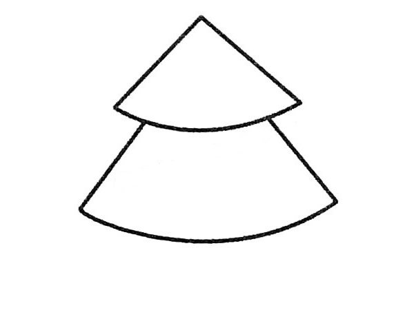 四步画出松树简笔画步骤图解教程