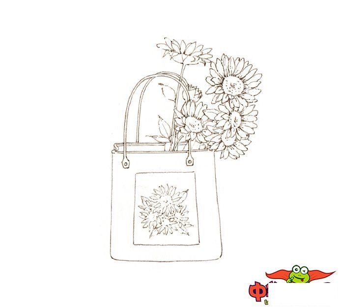 文艺小清新植物简笔画图片大全,儿童简笔画植物花草