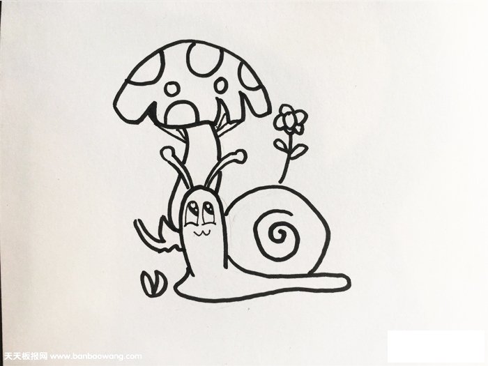 大自然的漂亮简单画