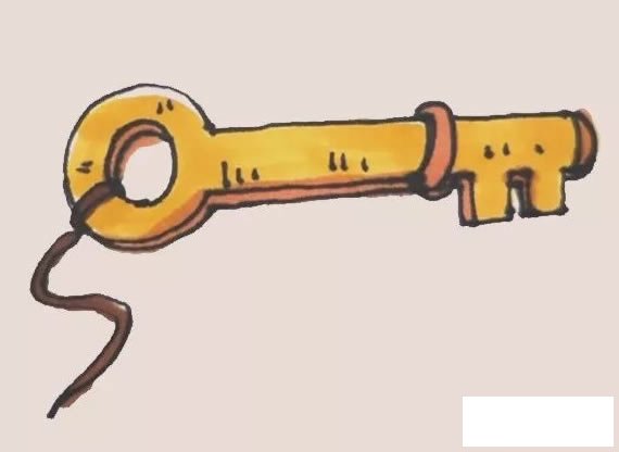 钥匙简笔画