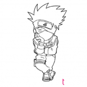 火影忍者卡卡西简笔画