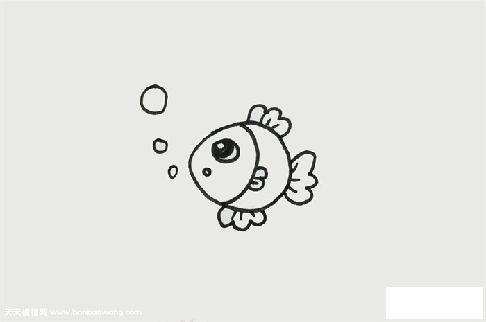 怎么画小鱼