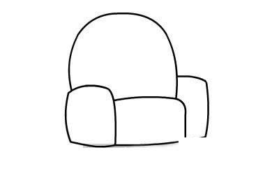 沙发简笔画怎么画