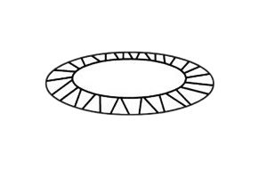 蹦床简笔画图片