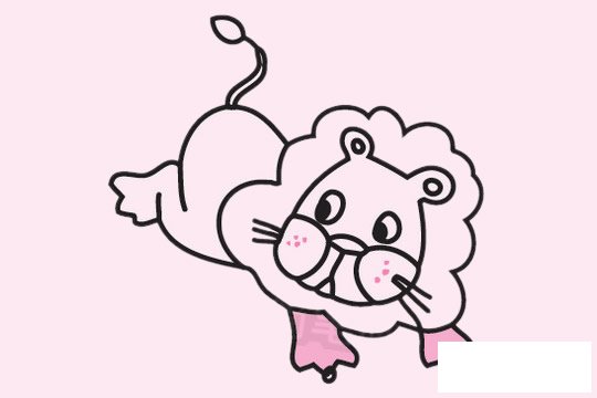 狮子简笔画图片