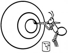 蚂蚁简笔画：画画