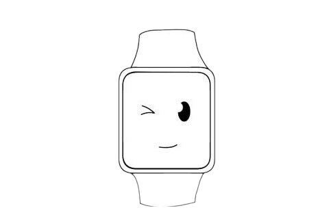 运动手表简笔画图片大全作品四