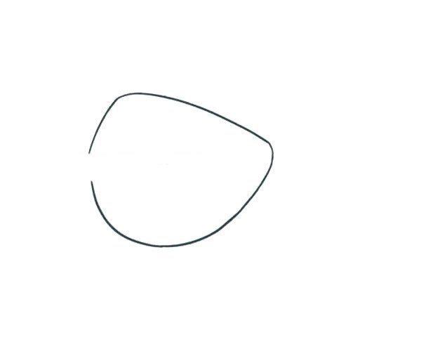 卡通小海鱼简笔画画法图解