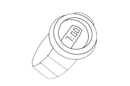 运动手表简笔画图片大全作品三