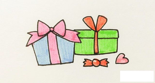 礼物简笔画