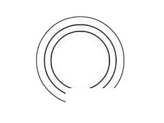 运动手表简笔画图片步骤二