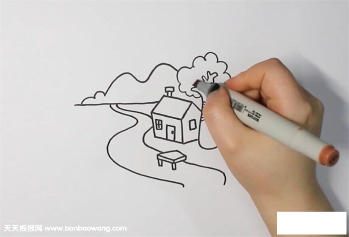 世外桃源怎么画