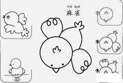 麻雀怎么画简笔画图片大全