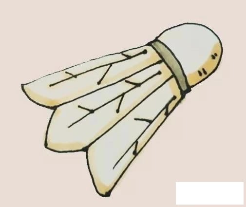 羽毛球简笔画