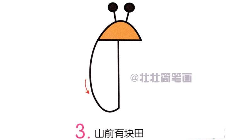 金龟子简笔画画法_怎么画金龟子的简笔画